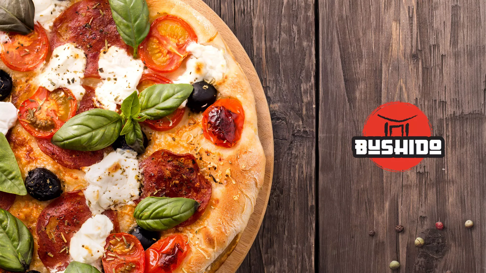 Разработка сайта для пиццерии «BUSHIDO» в Заринске