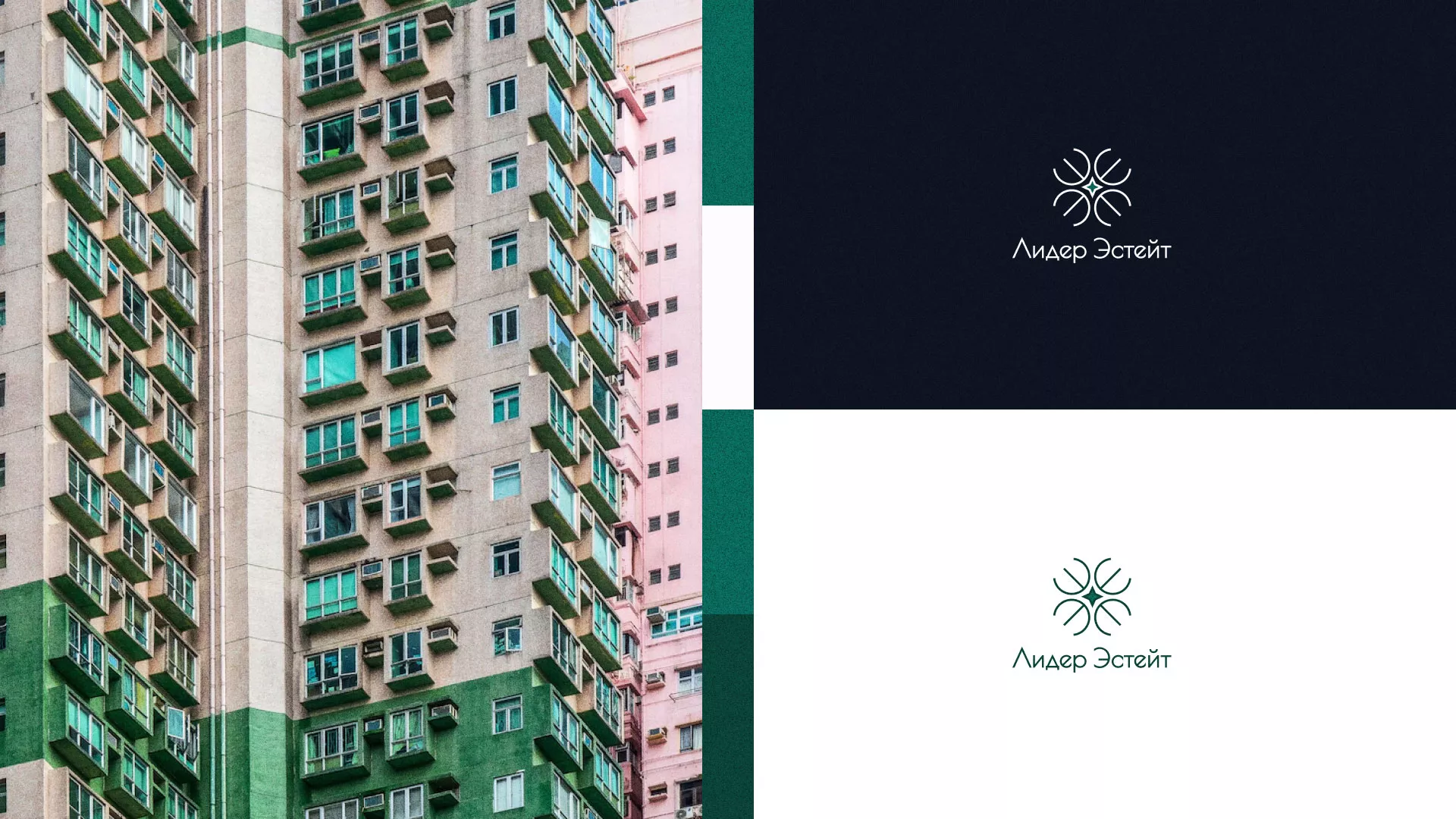 Создание логотипа компании «Лидер Эстейт» в Заринске